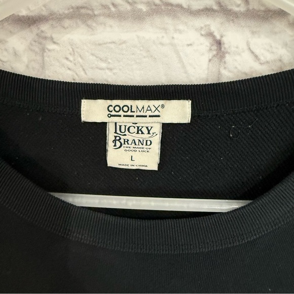 Lucky Brand LA Surf Patches Sweatshirt Mens Large cool max technology L - Picture 5 of 6
